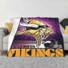 Minnesota Vikings Blanket Sherpa Blanket Throw Blanket 5 minnesota vikings blanket sherpa blanket throw blanket v30