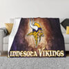 Minnesota Vikings Blanket Sherpa Blanket Throw Blanket 6 minnesota vikings blanket sherpa blanket throw blanket v31