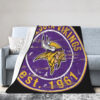 Minnesota Vikings Blanket Sherpa Blanket Throw Blanket 6 minnesota vikings blanket sherpa blanket throw blanket v35