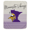 Minnesota Vikings Blanket Sherpa Blanket Throw Blanket 6 minnesota vikings blanket sherpa blanket throw blanket v38