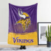 Minnesota Vikings Blankets FLeece Blanket Throw Blanket 5 minnesota vikings blankets fleece blanket throw blanket v59
