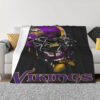 Minnesota Vikings Blankets Sherpa Blanket Throw Blanket 5 minnesota vikings blankets sherpa blanket throw blanket v11