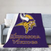 Minnesota Vikings Blankets Sherpa Blanket Throw Blanket 6 minnesota vikings blankets sherpa blanket throw blanket v14