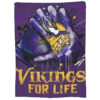 Minnesota Vikings Blankets Sherpa Blanket Throw Blanket 6 minnesota vikings blankets sherpa blanket throw blanket v5