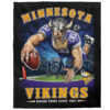 Minnesota Vikings Blankets Sherpa Blanket Throw Blanket 6 minnesota vikings blankets sherpa blanket throw blanket v50