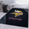 Minnesota Vikings Rugs Minnesota Vikings Carpet NFL Carpets Dining Room Rugs Indoor Rug 3 minnesota vikings rug bathroom rug floor rug regtangle carpet home decor ver 1352