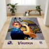 Minnesota Vikings Area Rug Minnesota Vikings Carpet NFL Rug Dining Room Rugs Indoor Rug 4 minnesota vikings rug bathroom rug floor rug regtangle carpet home decor ver 1354