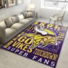 Minnesota Vikings Rug Minnesota Vikings Carpet NFL Carpet Living Room Area Rug Indoor Rug 3 minnesota vikings rug living room rug floor rug regtangle carpet home decor ver 1381