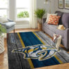 Nashville Predators Rug Nashville Predators Carpet NHL Rug Dining Room Rug Indoor Rug 3 nashville predators rug living room carpet regtangle carpet floor decor home decor ver 208