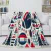 New England Patriots Blanket FLeece Blanket Throw Blanket 5 new england patriots blanket fleece blanket throw blanket v69