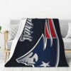 New England Patriots Blanket Sherpa Blanket Throw Blanket 6 new england patriots blanket sherpa blanket throw blanket v44