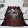 New Orleans Pelicans Blankets FLeece Blanket Throw Blanket 6 new orleans pelicans blankets fleece blanket throw blanket v2