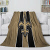 New Orleans Saints Blanket FLeece Blanket Throw Blanket 6 new orleans saints blanket fleece blanket throw blanket v1