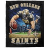 New Orleans Saints Blanket FLeece Blanket Throw Blanket 5 new orleans saints blanket fleece blanket throw blanket v20