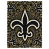 New Orleans Saints Blanket Sherpa Blanket Throw Blanket 5 new orleans saints blanket sherpa blanket throw blanket v24