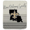 New Orleans Saints Blanket Sherpa Blanket Throw Blanket 5 new orleans saints blanket sherpa blanket throw blanket v33