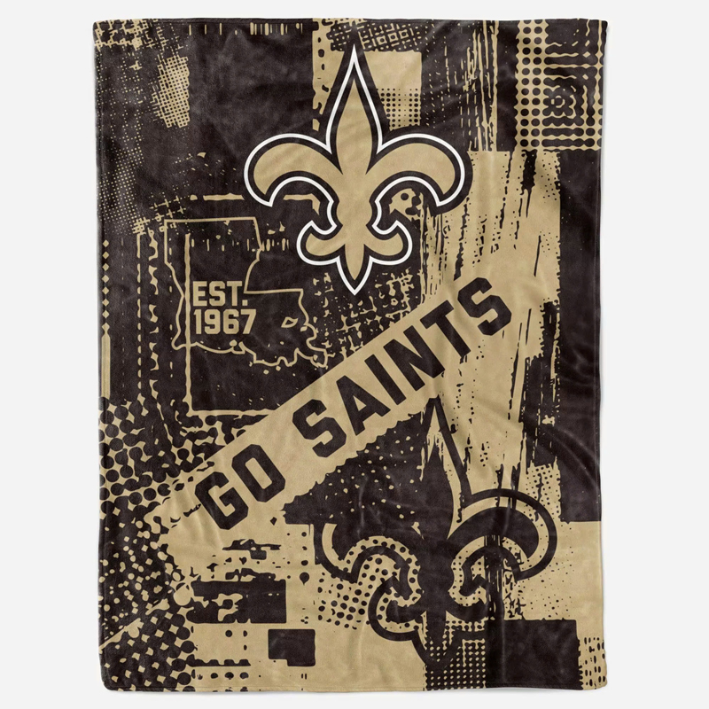 new-orleans-saints-blankets-sherpa-blanket-throw-blanket-v12 new orleans saints blankets sherpa blanket throw blanket v12