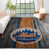 New York Mets Area Rug New York Mets Carpet MLB Area Rugs Living Room Rug Indoor Rug 3 new york mets rug living room carpet regtangle carpet floor decor home decor ver 257