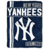 New York Yankees Blanket FLeece Blanket Throw Blanket 5 new york yankees blanket fleece blanket throw blanket v17