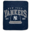 New York Yankees Blanket FLeece Blanket Throw Blanket 5 new york yankees blanket fleece blanket throw blanket v69