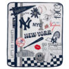 New York Yankees Blankets Sherpa Blanket Throw Blanket 6 new york yankees blankets sherpa blanket throw blanket v22