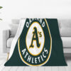 Oakland Athletics Blanket FLeece Blanket Throw Blanket 6 oakland athletics blanket fleece blanket throw blanket v13