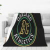 Oakland Athletics Blanket Sherpa Blanket Throw Blanket 5 oakland athletics blanket sherpa blanket throw blanket v12