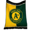 Oakland Athletics Blanket Sherpa Blanket Throw Blanket 6 oakland athletics blanket sherpa blanket throw blanket v18