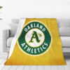 Oakland Athletics Blanket Sherpa Blanket Throw Blanket 6 oakland athletics blanket sherpa blanket throw blanket v24
