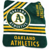 Oakland Athletics Blanket Sherpa Blanket Throw Blanket 6 oakland athletics blanket sherpa blanket throw blanket v37