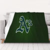 Oakland Athletics Blanket Sherpa Blanket Throw Blanket 6 oakland athletics blanket sherpa blanket throw blanket v5