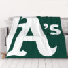 Oakland Athletics Blankets FLeece Blanket Throw Blanket 6 oakland athletics blankets fleece blanket throw blanket v7