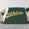 Oakland Athletics Blankets Sherpa Blanket Throw Blanket 6 oakland athletics blankets sherpa blanket throw blanket v14