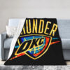 Oklahoma City Thunder Blankets FLeece Blanket Throw Blanket 6 oklahoma city thunder blankets fleece blanket throw blanket v7