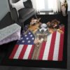 Patriotic Cool Rugs Heeler American Zipper Rug 3 patriotic cool rugs heeler american zipper rug