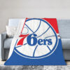 Philadelphia 76ers Blanket Sherpa Blanket Throw Blanket 6 philadelphia 76ers blanket sherpa blanket throw blanket v14
