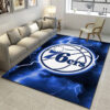 Philadelphia 76ers Area Rugs Philadelphia 76ers Carpets NBA Area Rug Living Room Area Rug Indoor Rug 3 philadelphia 76ers rug living room carpet regtangle carpet floor decor home decor ver 645