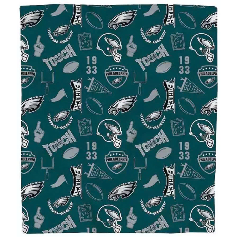 philadelphia-eagles-blanket-fleece-blanket-throw-blanket-v49 philadelphia eagles blanket fleece blanket throw blanket v49