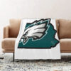 Philadelphia Eagles Blanket Sherpa Blanket Throw Blanket 6 philadelphia eagles blanket sherpa blanket throw blanket v18