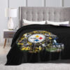Pittsburgh Steelers Blanket FLeece Blanket Throw Blanket 6 pittsburgh steelers blanket fleece blanket throw blanket v17