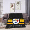 Pittsburgh Steelers Blanket FLeece Blanket Throw Blanket 5 pittsburgh steelers blanket fleece blanket throw blanket v40