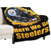 Pittsburgh Steelers Blankets Sherpa Blanket Throw Blanket 5 pittsburgh steelers blankets sherpa blanket throw blanket v48