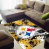 Pittsburgh Steelers Area Rugs Pittsburgh Steelers Carpet NFL Carpet Living Room Rug Indoor Rug 4 pittsburgh steelers rug living room rug floor rug regtangle carpet home decor ver 1755