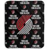 Portland Trail Blazers Blanket FLeece Blanket Throw Blanket 6 portland trail blazers blanket fleece blanket throw blanket v6