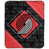 Portland Trail Blazers Blankets Sherpa Blanket Throw Blanket 5 portland trail blazers blankets sherpa blanket throw blanket v7
