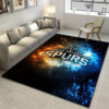 San Antonio Spurs Area Rugs San Antonio Spurs Carpet NBA Area Rug Living Room Area Rug Indoor Rugs 3 san antonio spurs rug living room carpet regtangle carpet floor decor home decor ver 758