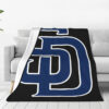 San Diego Padres Blanket FLeece Blanket Throw Blanket 6 san diego padres blanket fleece blanket throw blanket v22