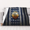 San Diego Padres Blanket FLeece Blanket Throw Blanket 5 san diego padres blanket fleece blanket throw blanket v32