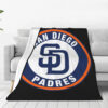 San Diego Padres Blanket FLeece Blanket Throw Blanket 6 san diego padres blanket fleece blanket throw blanket v9