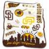 San Diego Padres Blanket Sherpa Blanket Throw Blanket 6 san diego padres blanket sherpa blanket throw blanket v31